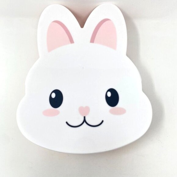 Cook With Color Bunny Divided Snack Box Food Storage Container Pink Easter - Picture 3 of 10